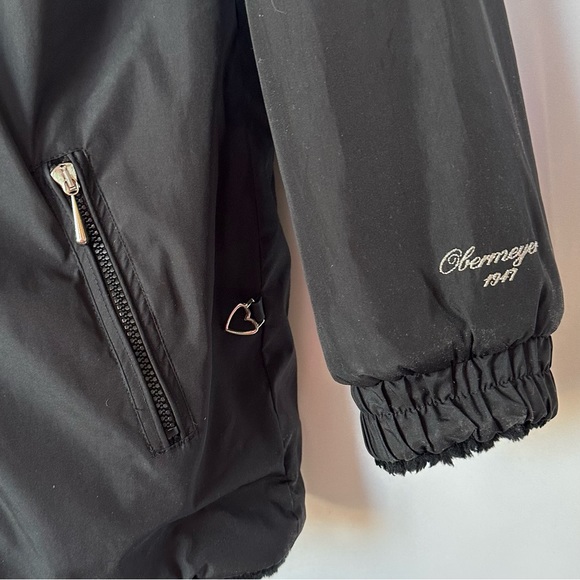 OBERMEYER 1947 REVERSIBLE FAUX FUR PAULINA SKI SNOWBOARD WINTER COAT JACKET Sz10 - Picture 9 of 14